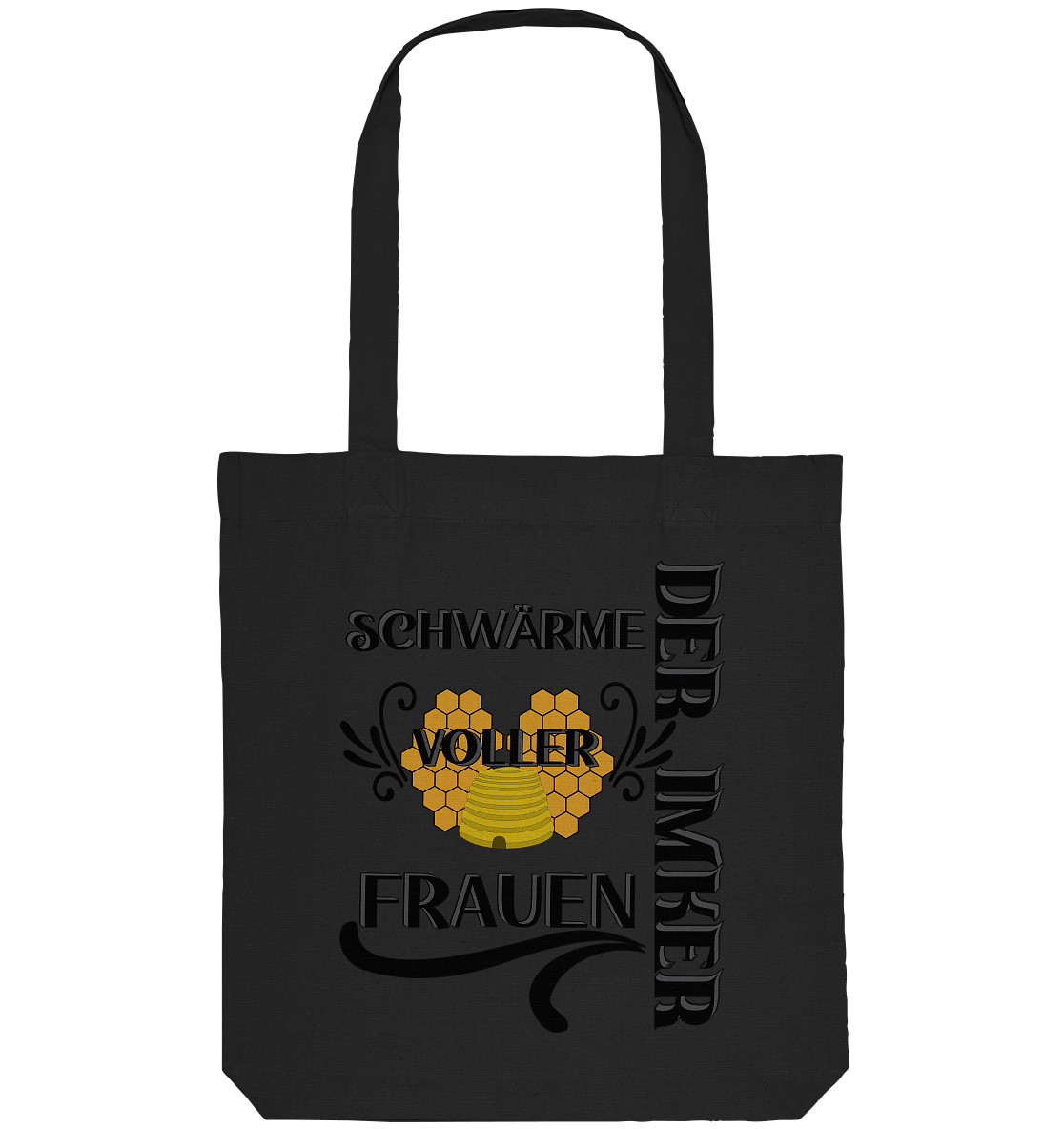 Der Imker, schwärme voller Frauen, Imkerei, Helden, schwarzes Design - Organic Tote-Bag