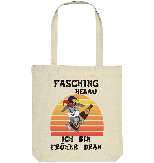 Fasching Helau, Osterhase feiert Karneval, Helau - Organic Tote-Bag