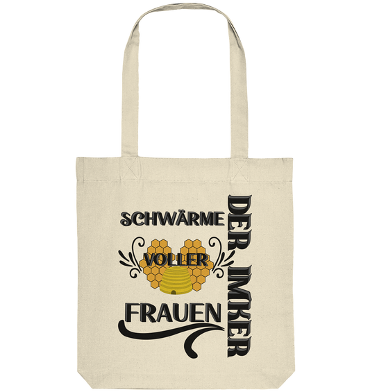 Der Imker, schwärme voller Frauen, Imkerei, Helden, schwarzes Design - Organic Tote-Bag