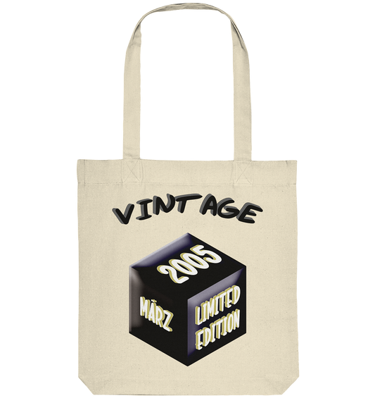 Vintage 2005 MÄRZ Limited Edition, Geschenk zum 18  - Organic Tote-Bag