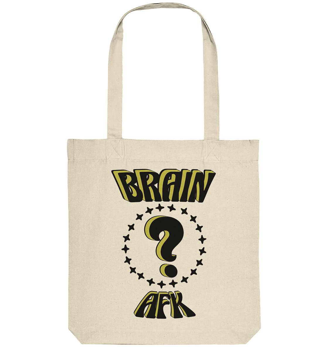 Brain AFK, bin mal abwesend, Trendy  - Organic Tote-Bag