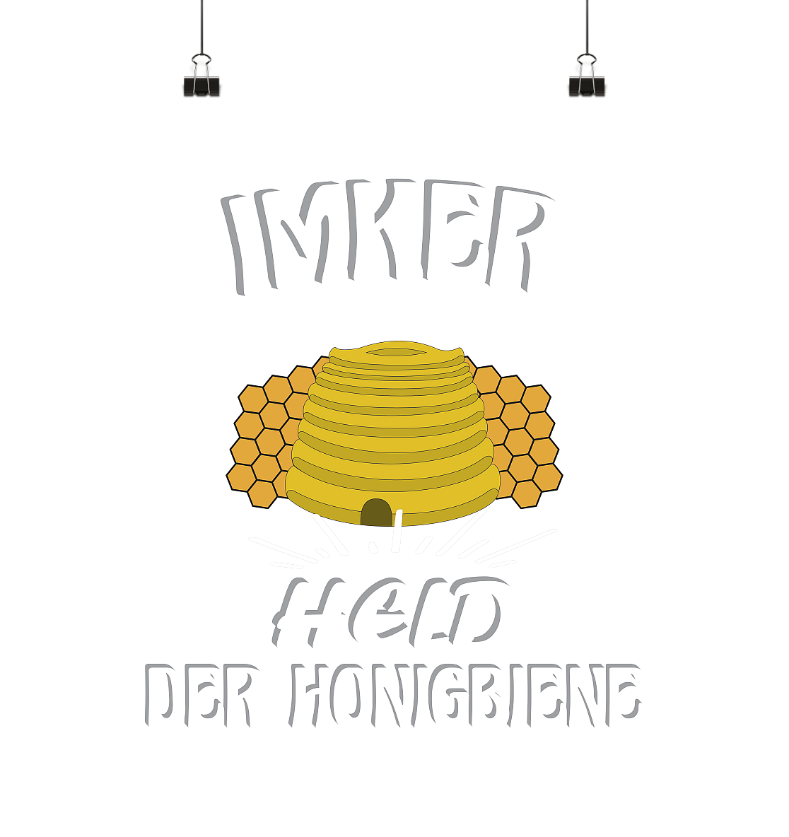 Imker, Bienen, Honig - Eine Magie, Imkerei, Wunder der Natur - Poster Din A1 (hoch)