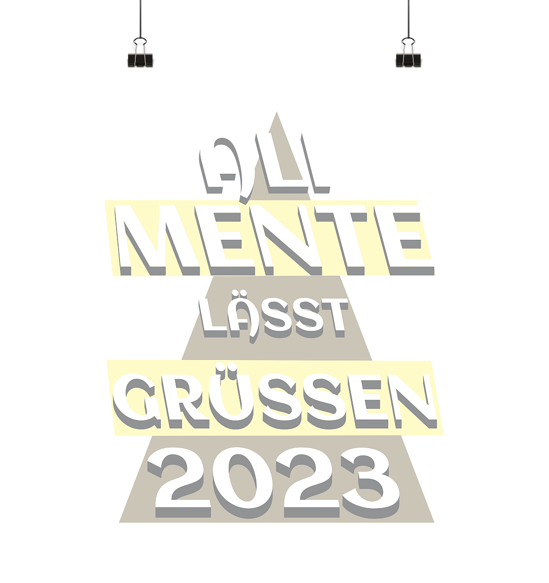 Ali Mente - Poster Din A1 (hoch)