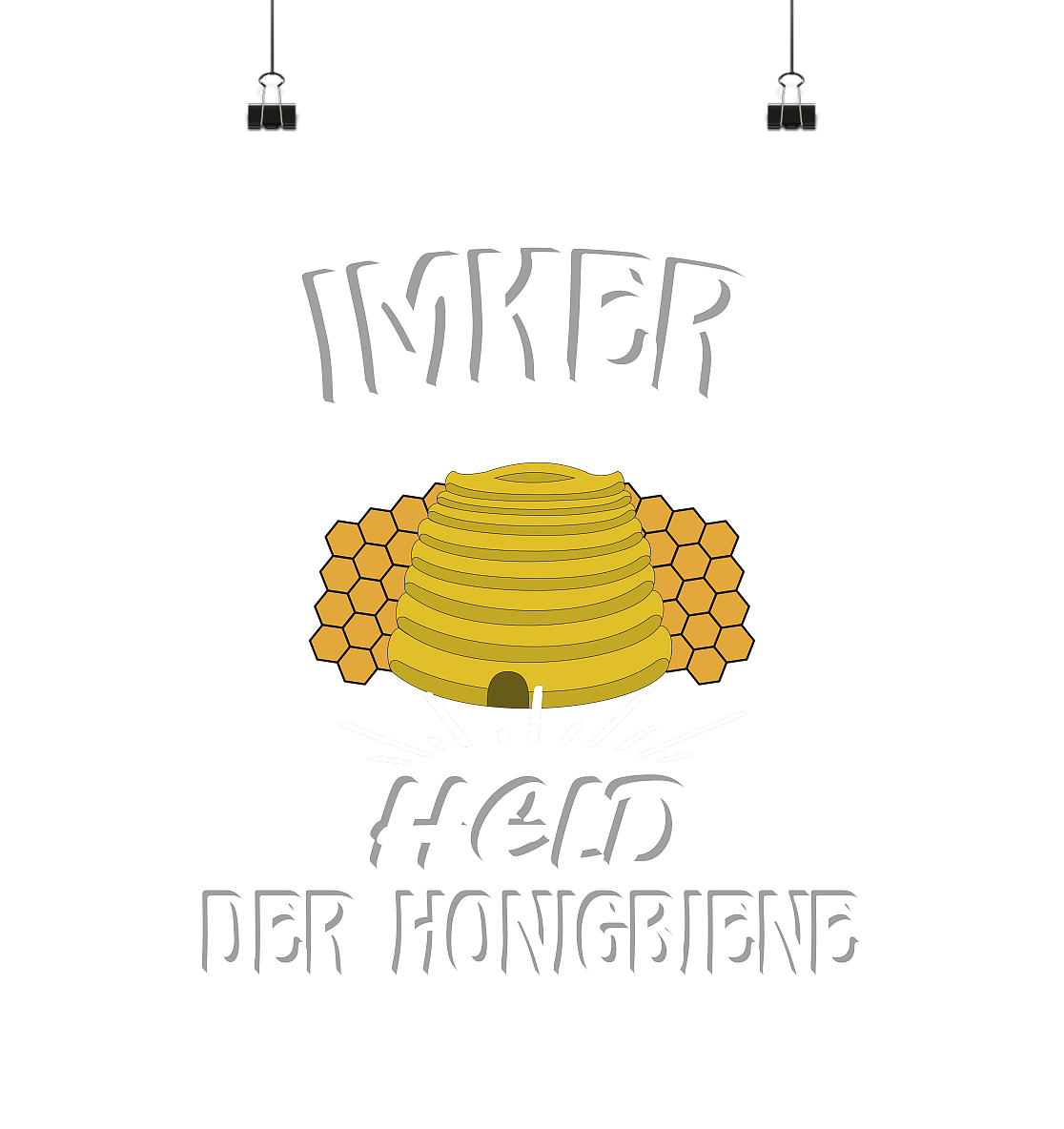 Imker, Bienen, Honig - Eine Magie, Imkerei, Wunder der Natur - Poster Din A2 (hoch)