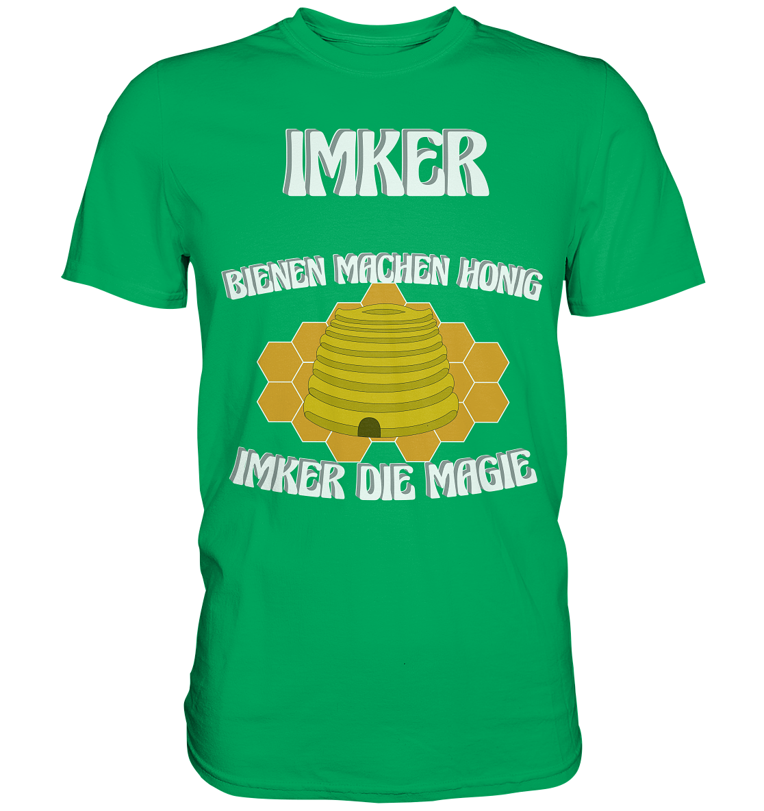 Imker, Bienen, Honig - Eine Magie, Imkerei, Wunder - Premium Shirt