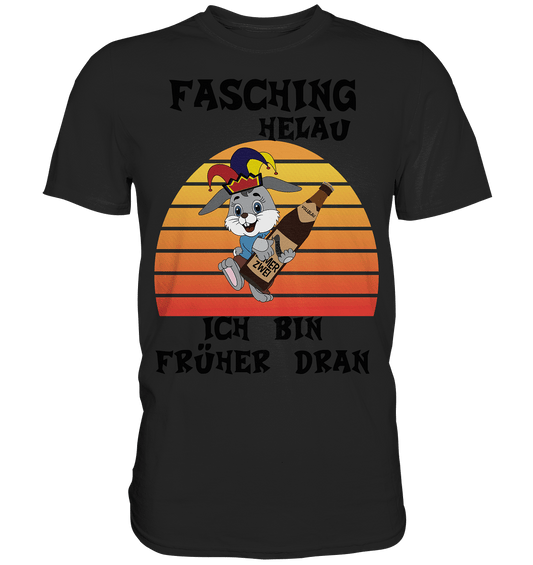 Fasching Helau, Osterhase feiert Karneval, Helau - Premium Shirt