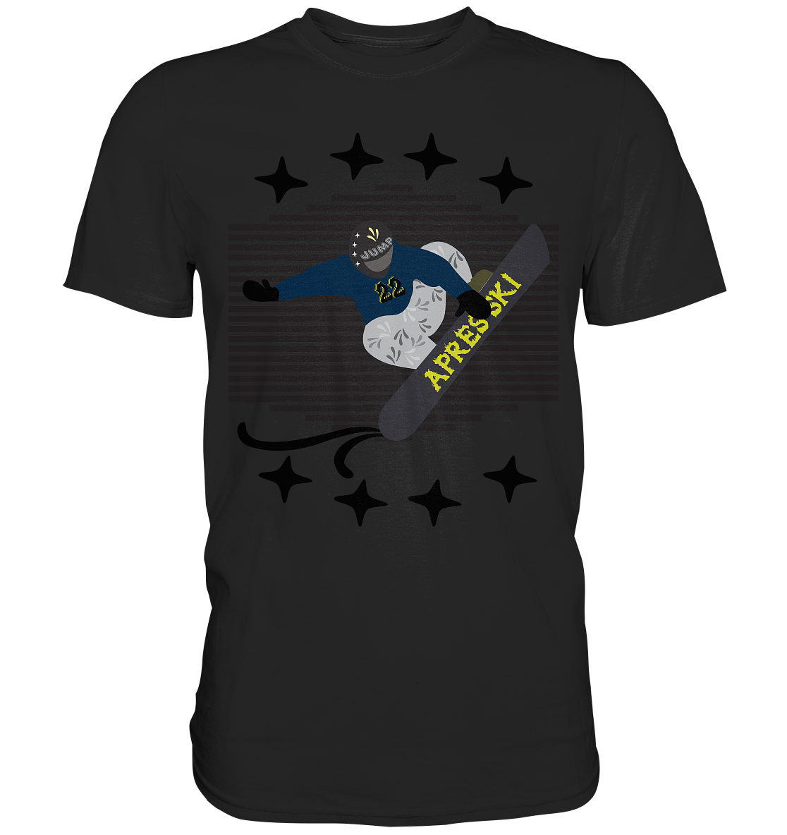 Snowboarding, Apres- Ski, Snowboard, - Premium Shirt