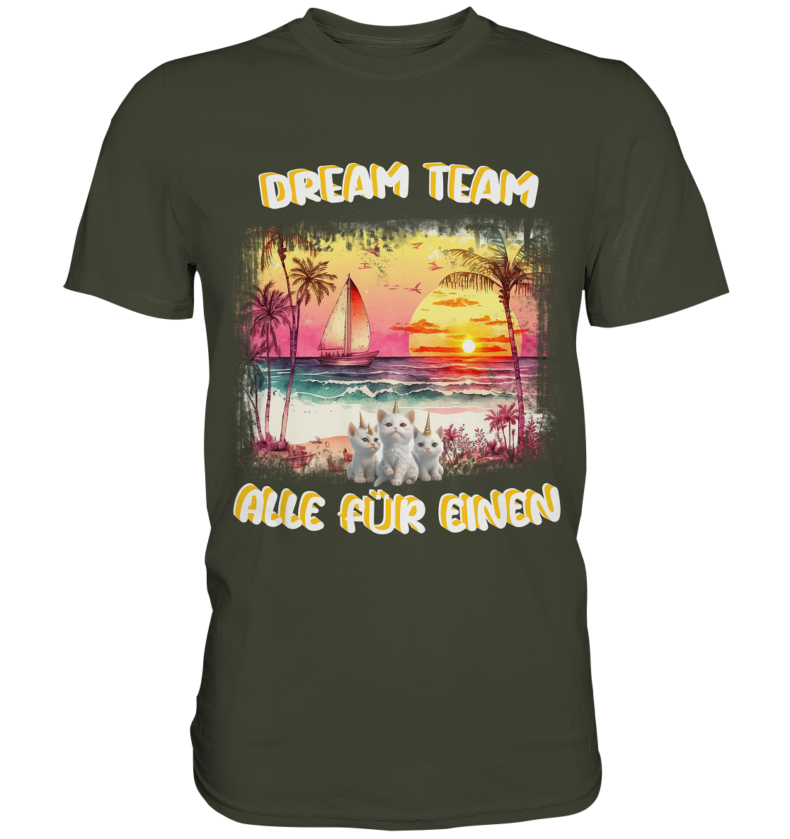 PREMIUM SHIRT - DREAM TEAM ALLE FÜR EINEN NO 7