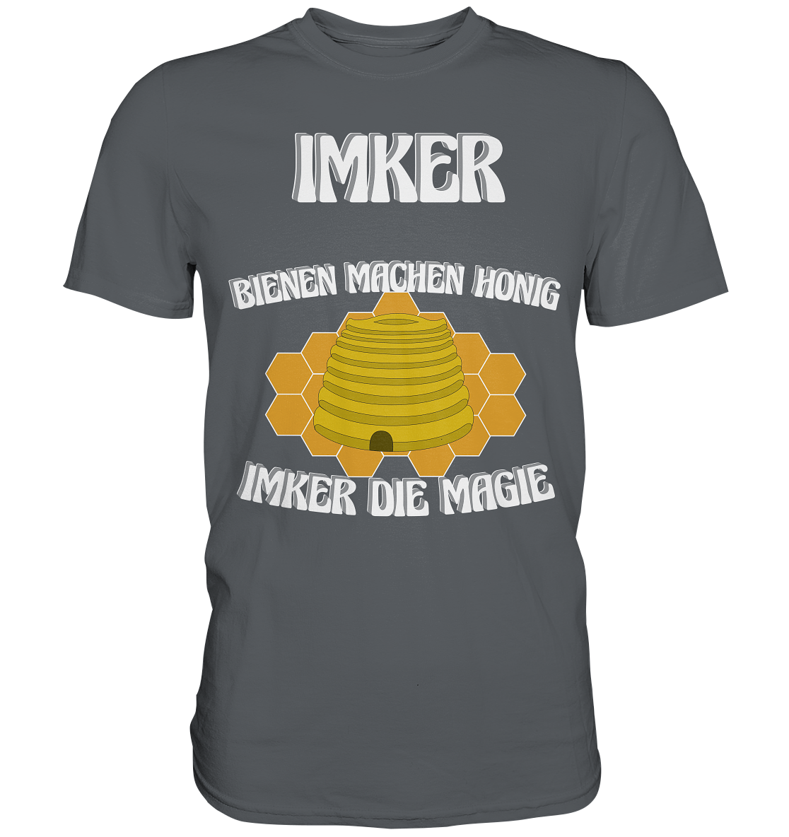 Imker, Bienen, Honig - Eine Magie, Imkerei, Wunder - Premium Shirt