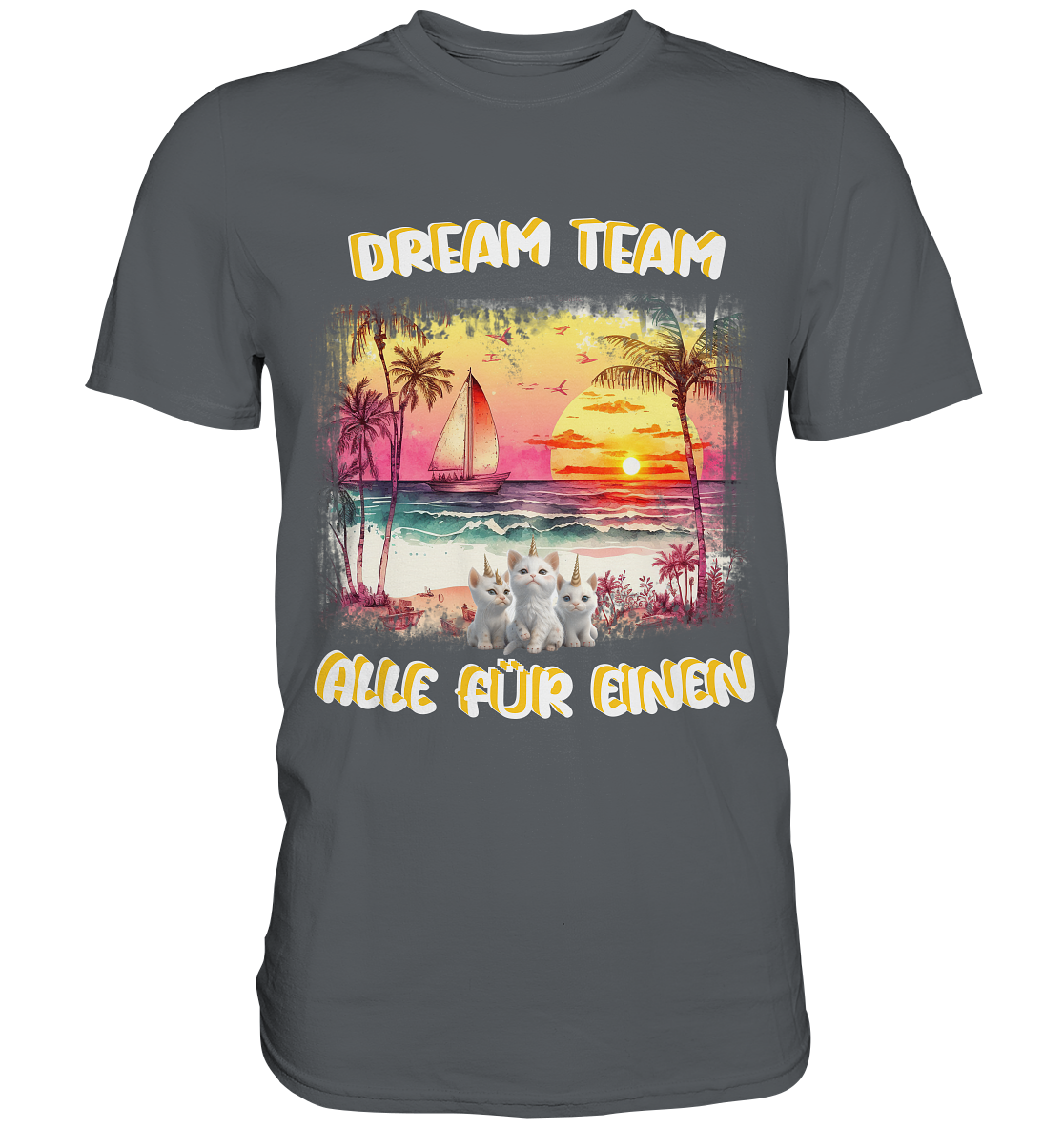 PREMIUM SHIRT - DREAM TEAM ALLE FÜR EINEN NO 7