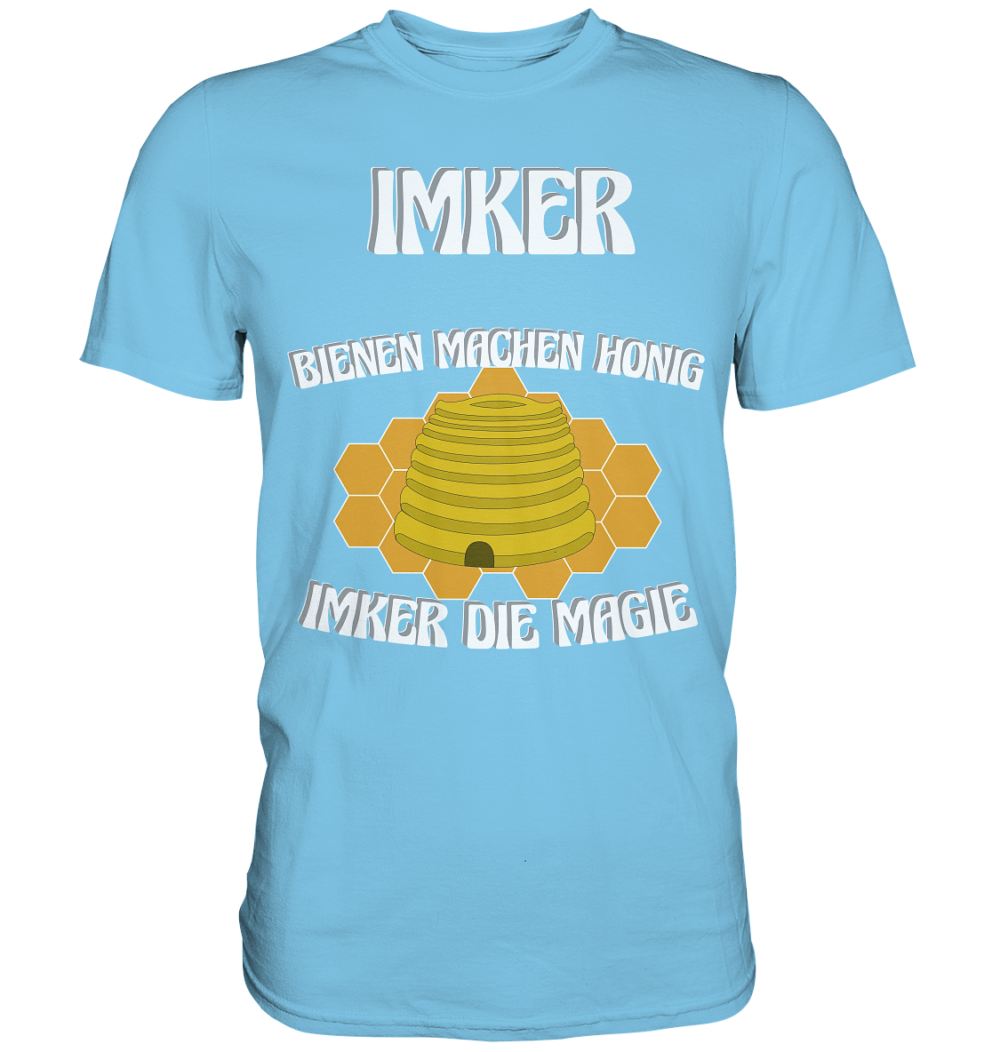 Imker, Bienen, Honig - Eine Magie, Imkerei, Wunder - Premium Shirt