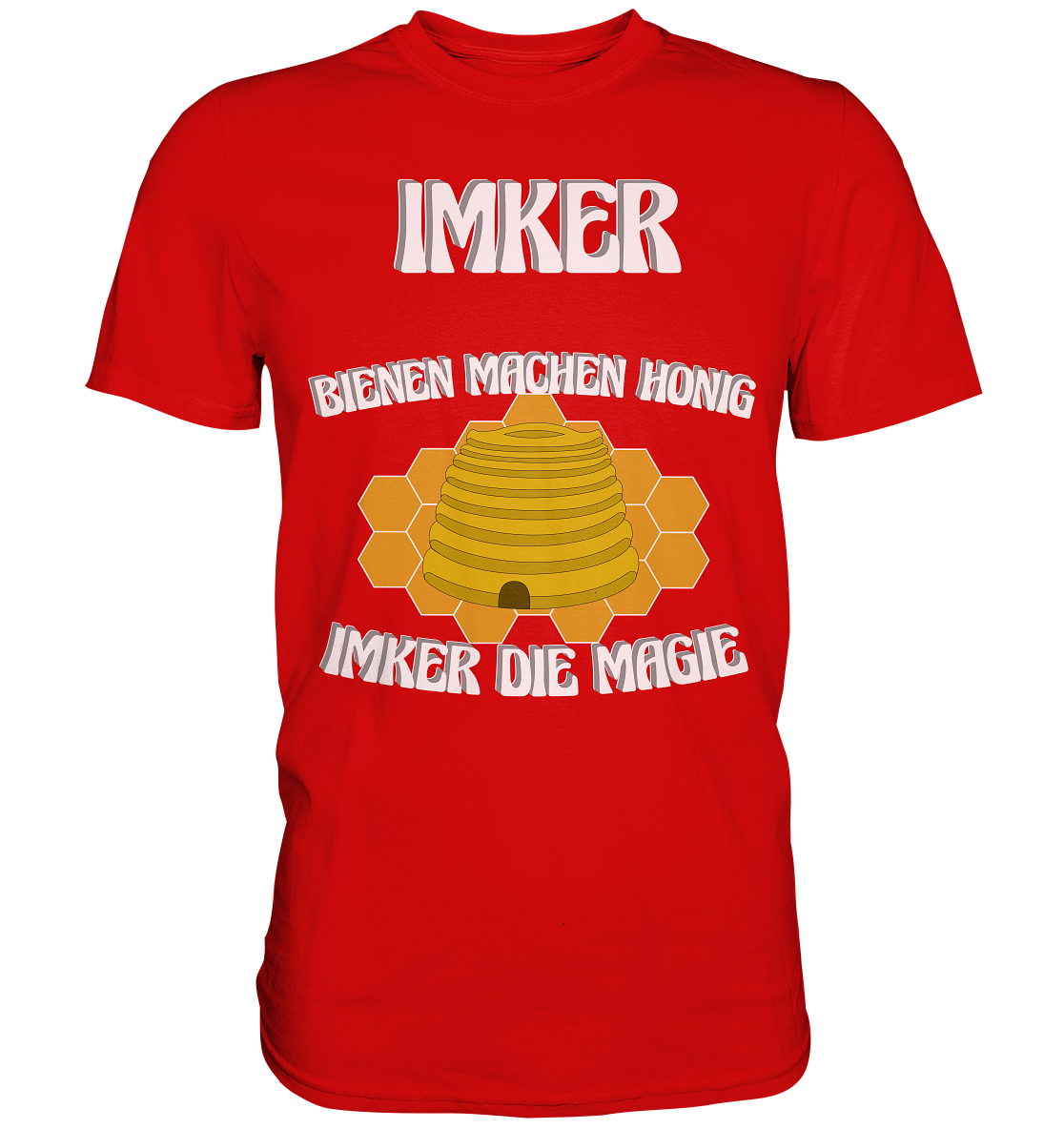 Imker, Bienen, Honig - Eine Magie, Imkerei, Wunder - Premium Shirt