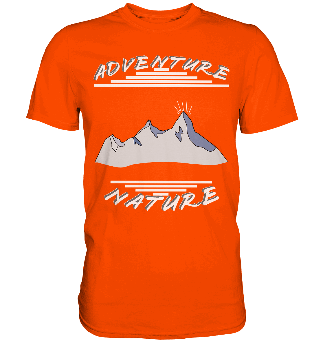 Adventure Nature, Abenteuer Natur, Camping, Geocaching - Premium Shirt