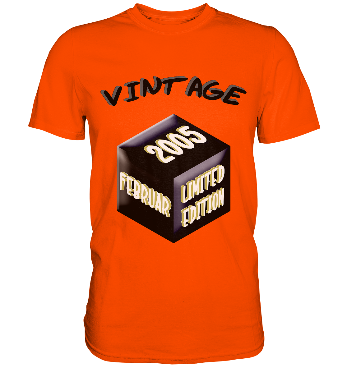 Vintage 2005 FEB Limited Edition, Geschenk zum 18 - Premium Shirt