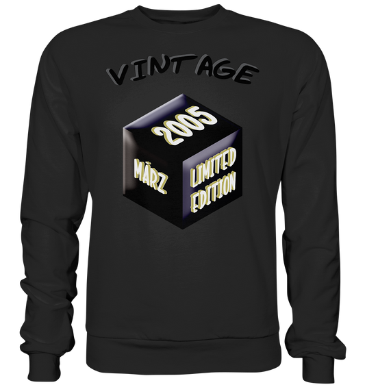 Vintage 2005 MÄRZ Limited Edition, Geschenk zum 18  - Premium Sweatshirt