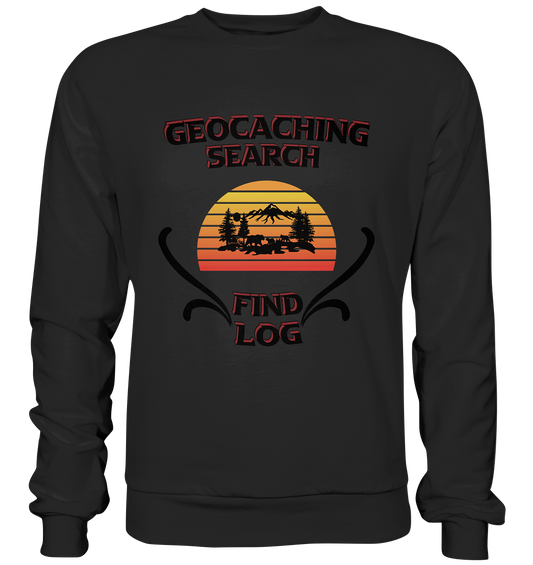 Geocaching, Suchen, Finden und Log, Geocaches - Premium Sweatshirt