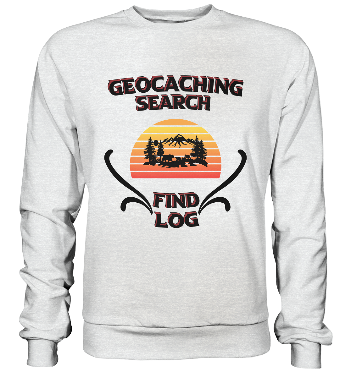 Geocaching, Suchen, Finden und Log, Geocaches - Premium Sweatshirt