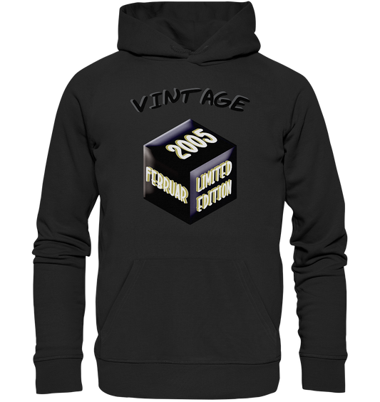 Vintage 2005 FEB Limited Edition, Geschenk zum 18 - Premium Unisex Hoodie