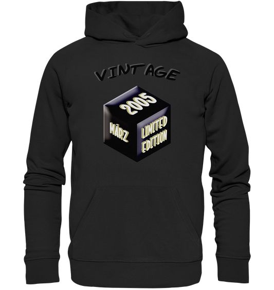 Vintage 2005 MÄRZ Limited Edition, Geschenk zum 18  - Premium Unisex Hoodie