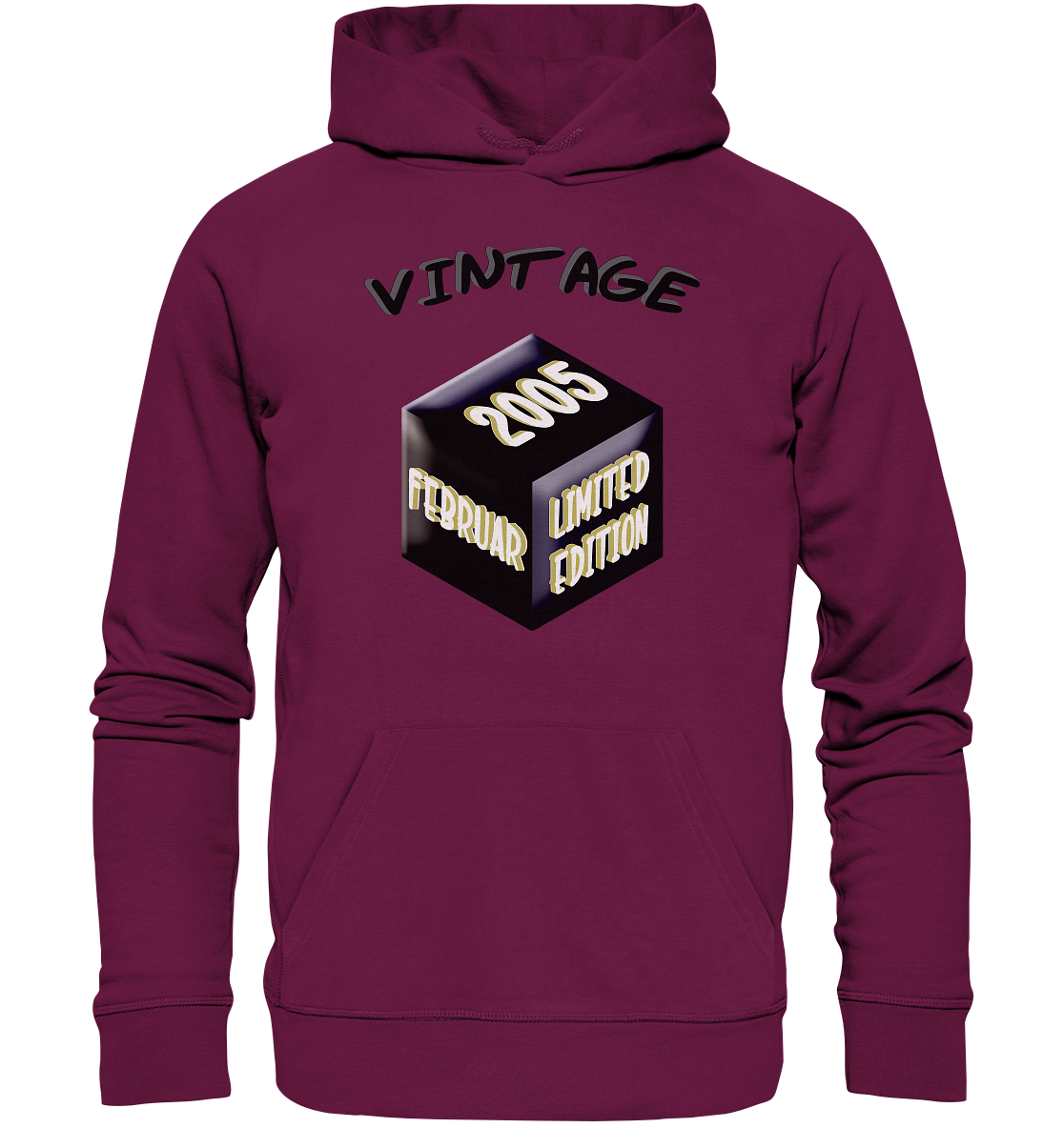 Vintage 2005 FEB Limited Edition, Geschenk zum 18 - Premium Unisex Hoodie