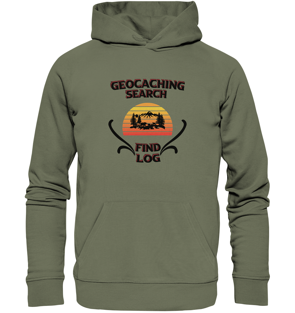 Geocaching, Suchen, Finden und Log, Geocaches - Premium Unisex Hoodie