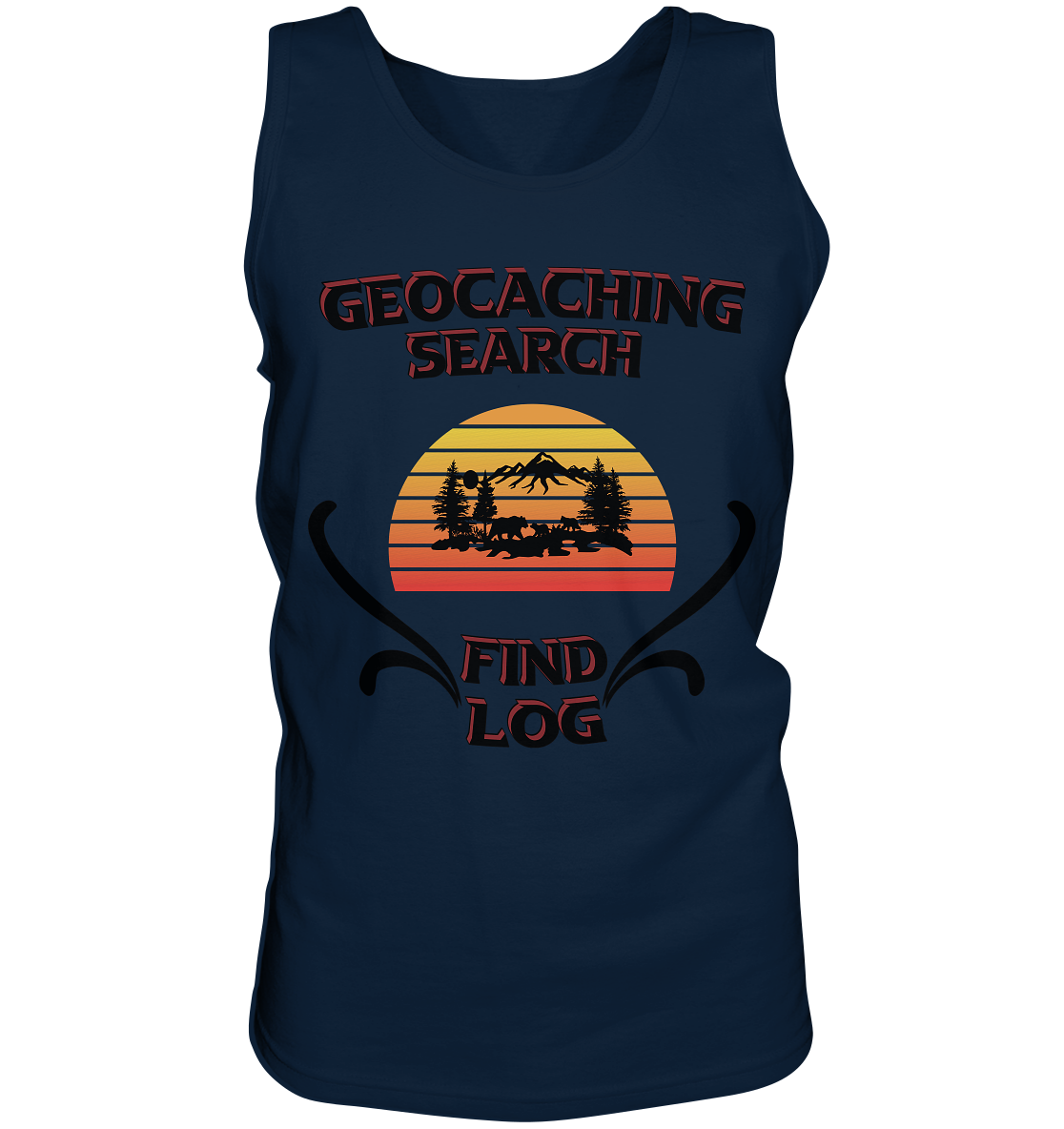 Geocaching, Suchen, Finden und Log, Geocaches - Tank-Top