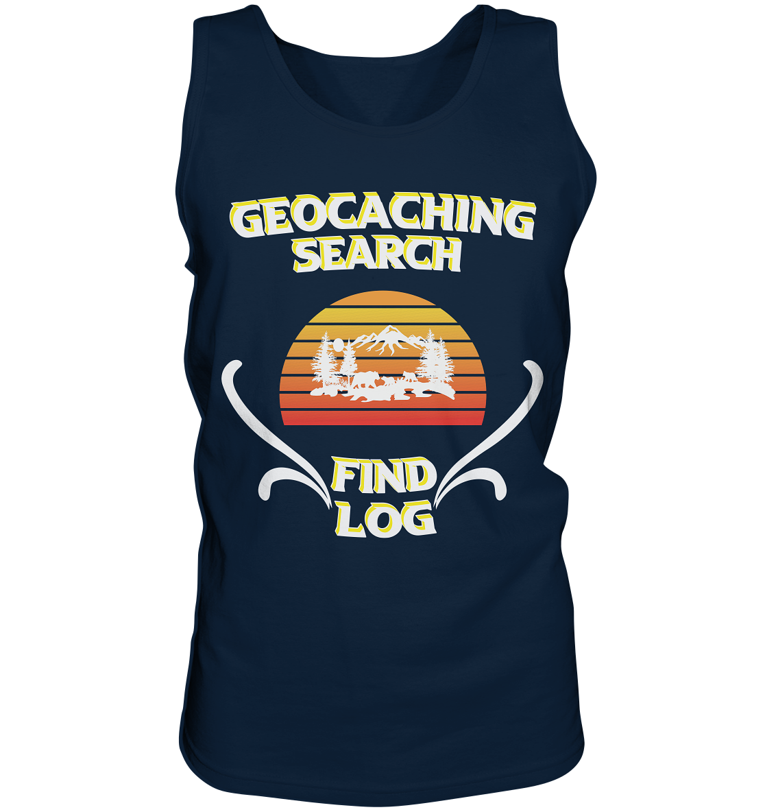 Geocaching, Suchen, Finden und Log, Geocache - Tank-Top