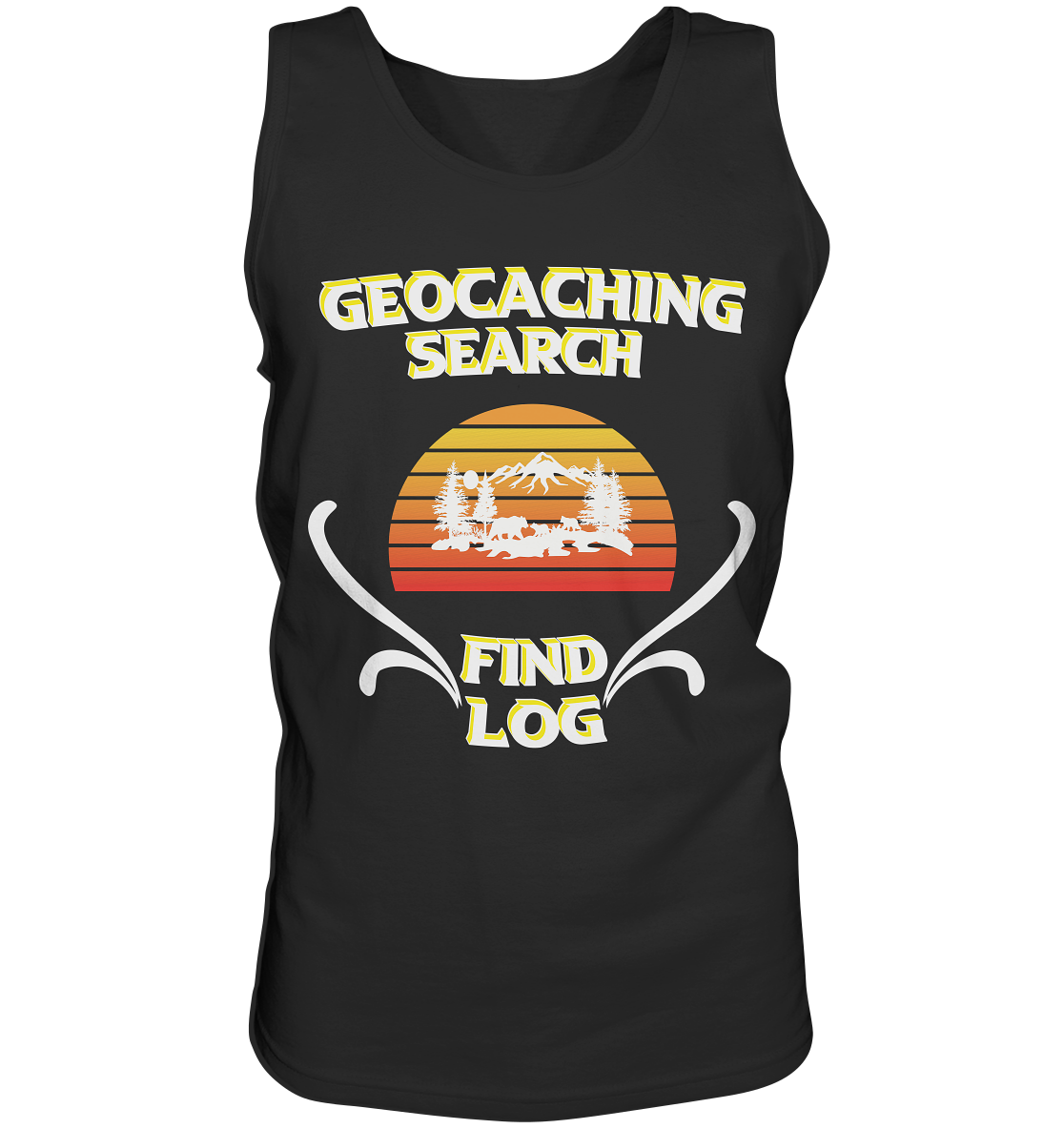 Geocaching, Suchen, Finden und Log, Geocache - Tank-Top