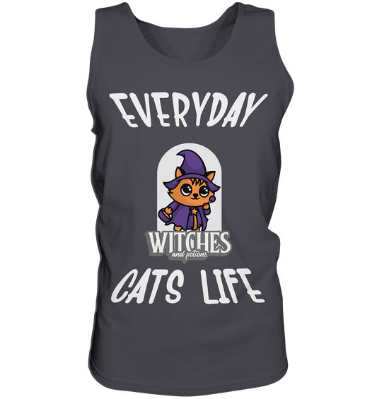 Katzenleben- Everyday Cats Life Witches, Katzenliebhaber, Tierfreund  - Tank-Top