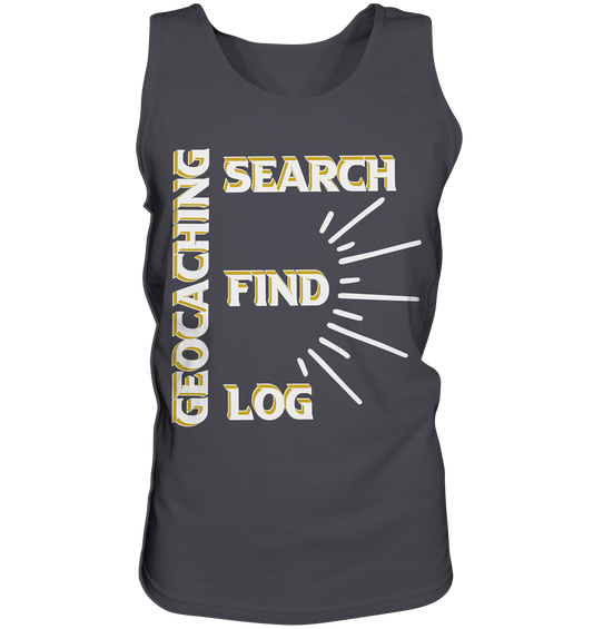 Geocaching-SEARCH-FIND-LOG, Cache Helles Disign - Tank-Top