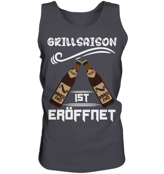 Grillsaison ist eröffnet, Grillen, Party, Feiern, Helles Design - Tank-Top