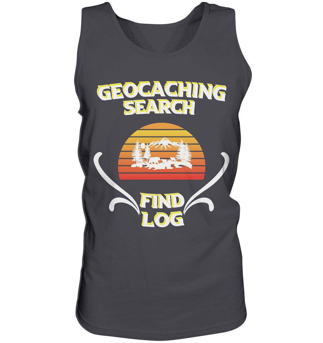 Geocaching, Suchen, Finden und Log, Geocache - Tank-Top