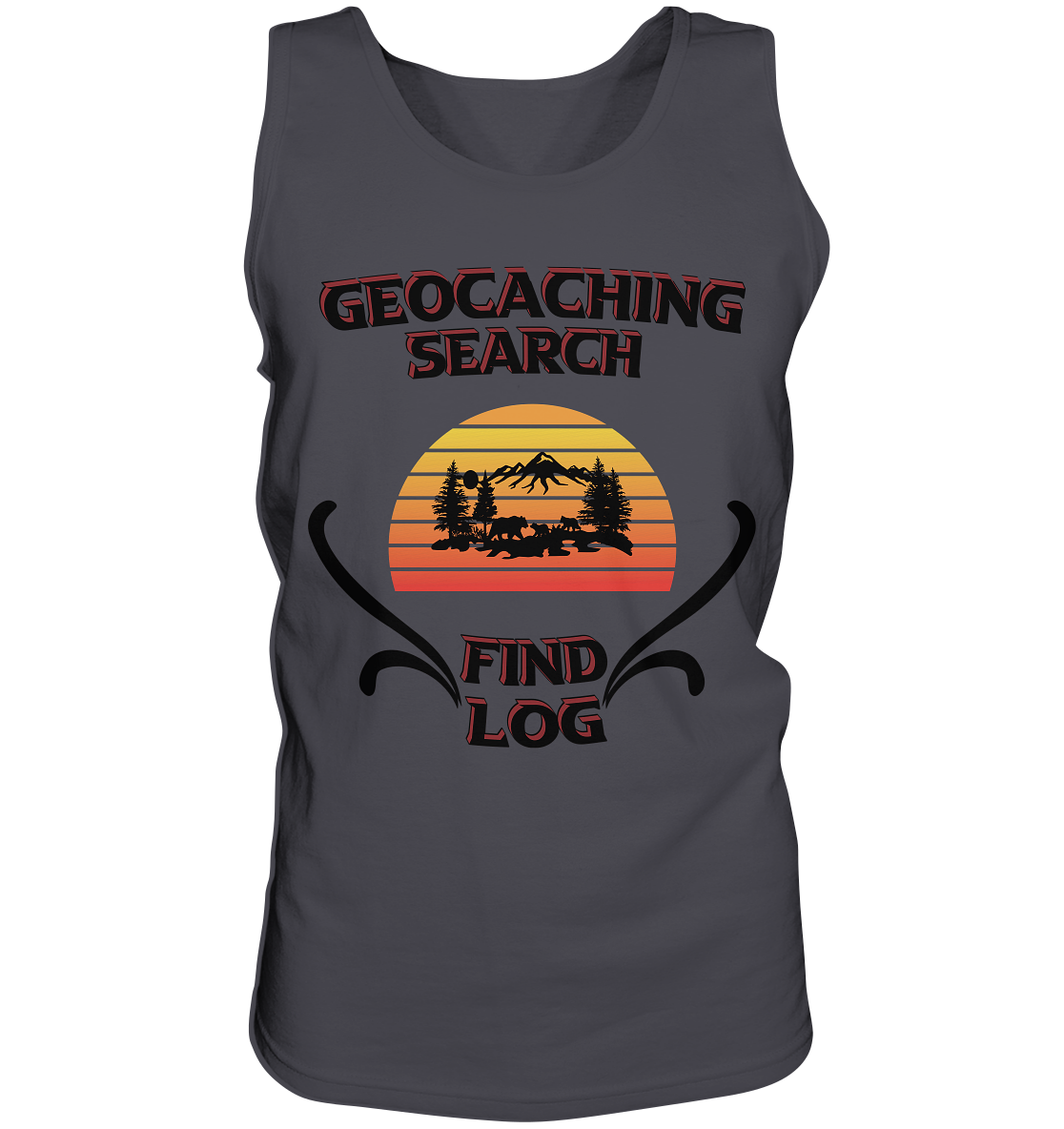 Geocaching, Suchen, Finden und Log, Geocaches - Tank-Top