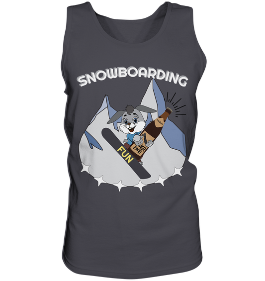 Snowboarder, Apres- Ski, Party danach, Piste, Helles Design - Tank-Top