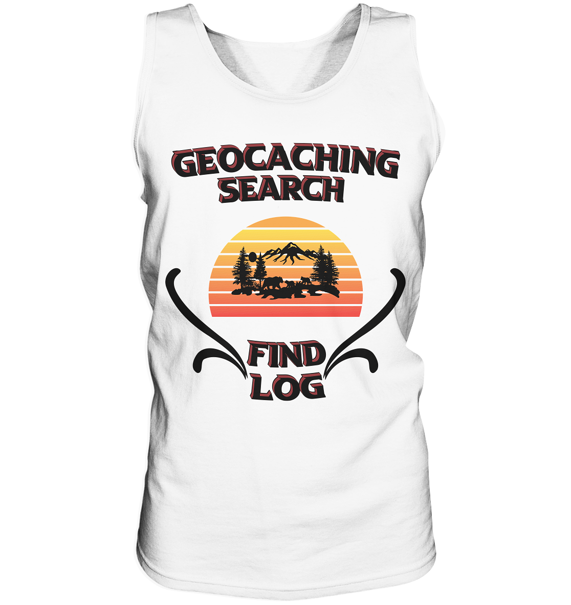 Geocaching, Suchen, Finden und Log, Geocaches - Tank-Top