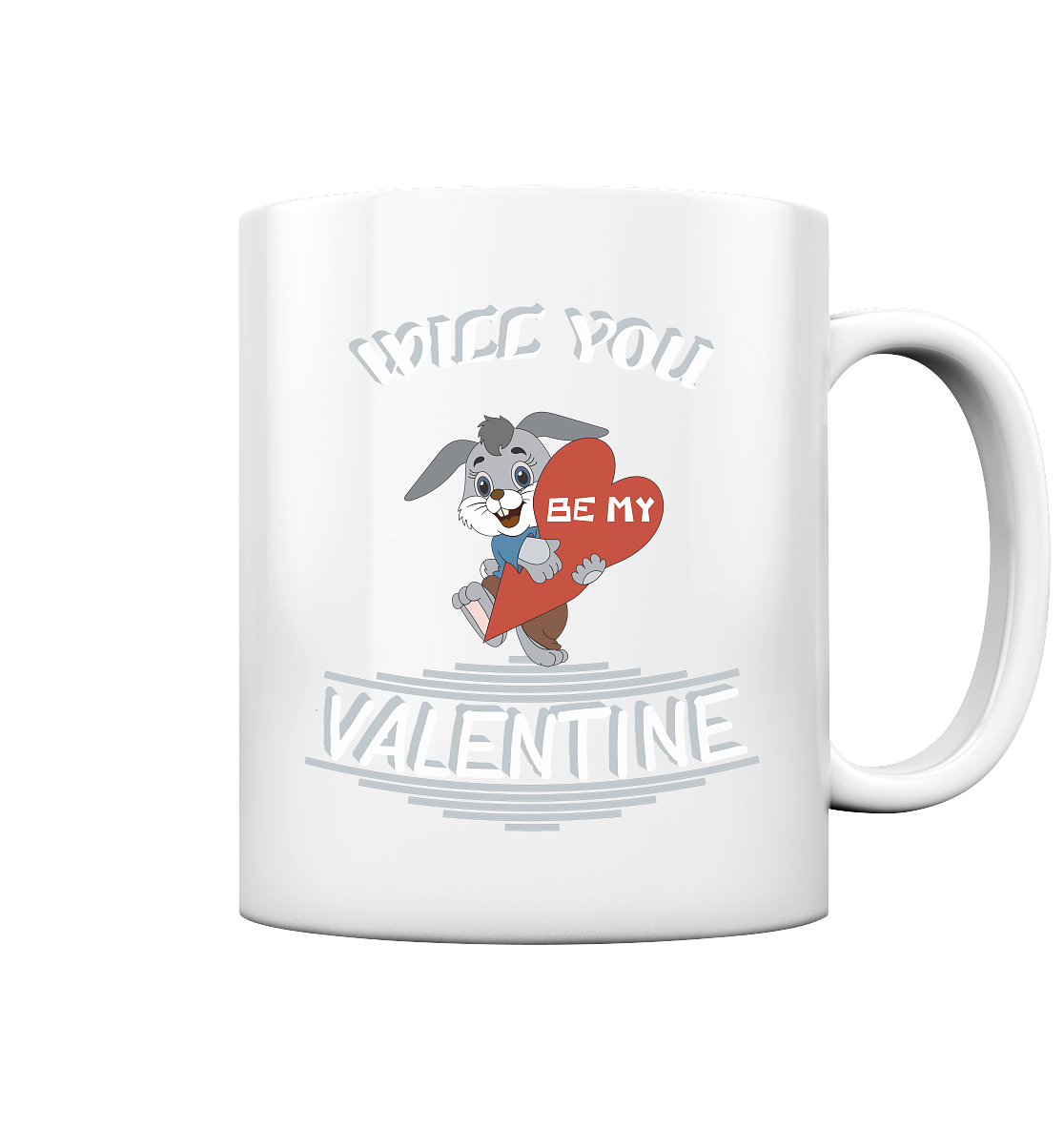 Valentine, Valentinstag am 14. Februar, Geschenkideen - Tasse glossy