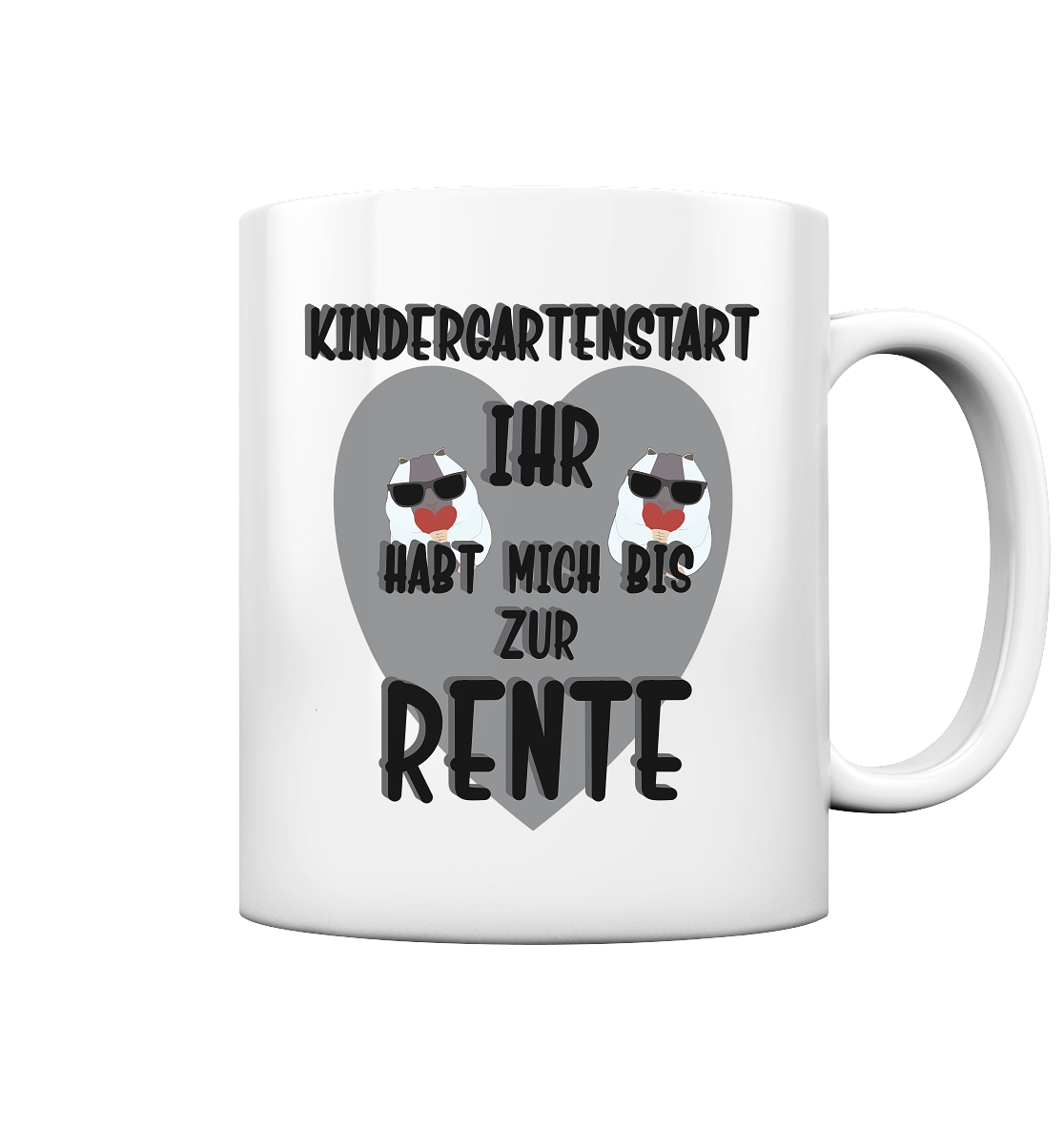 Kindergartenstart, Kiga, Kindergarten - Tasse glossy