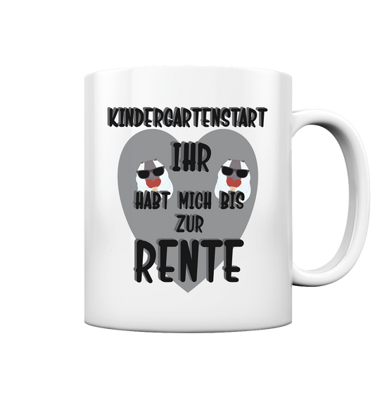 Kindergartenstart, Kiga, Kindergarten - Tasse glossy