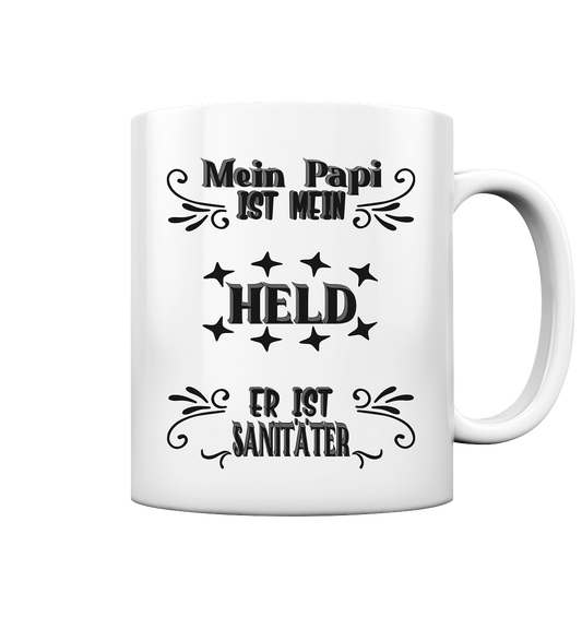 DAS PAPA PROJEKT-MEIN HELD-SANITÄTER- Tasse glossy