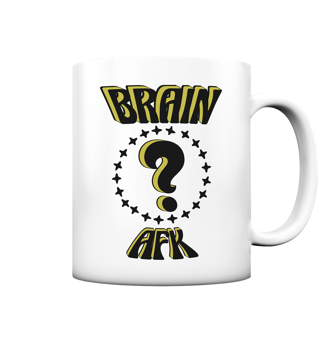 Brain AFK, bin mal abwesend, Trendy  - Tasse matt