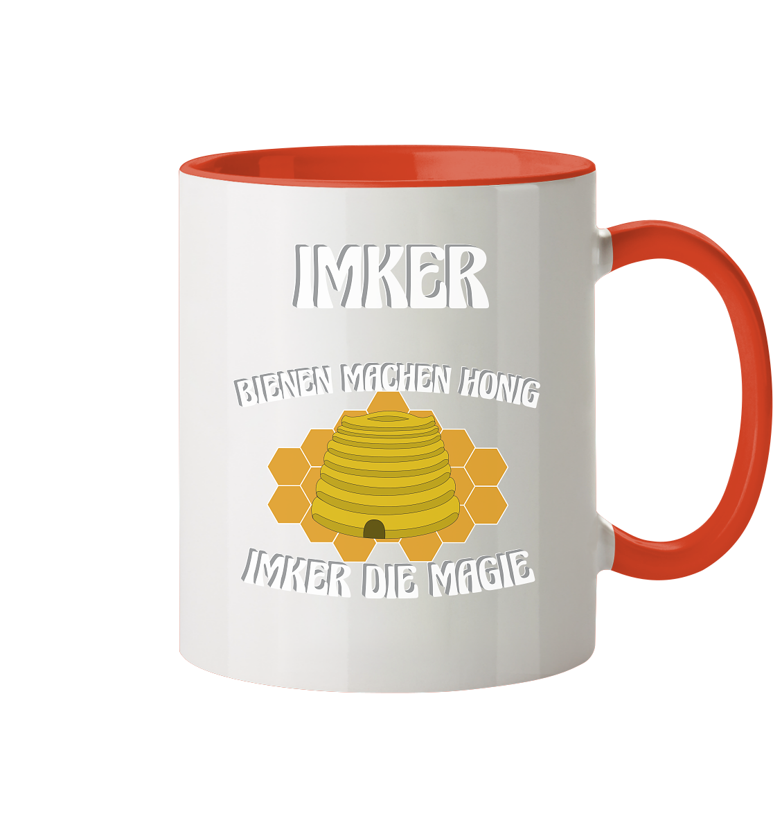 Imker, Bienen, Honig - Eine Magie, Imkerei, Wunder - Tasse zweifarbig