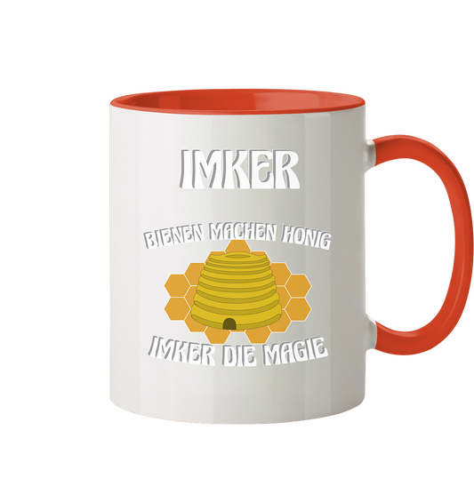 Imker, Bienen, Honig - Eine Magie, Imkerei, Wunder - Tasse zweifarbig