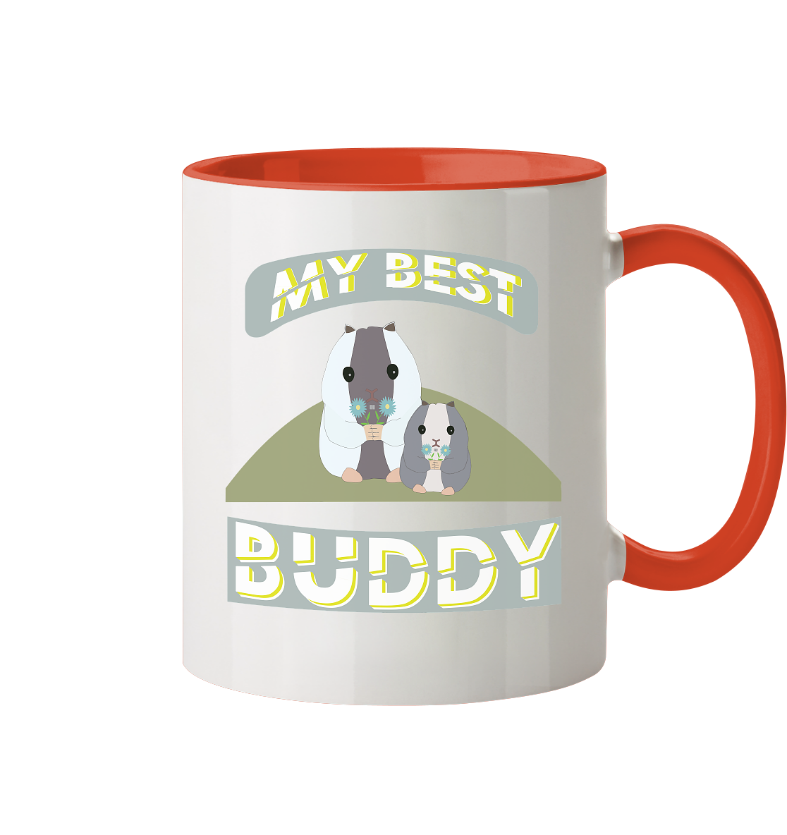 Best Buddy, Beste Freunde - Tasse zweifarbig