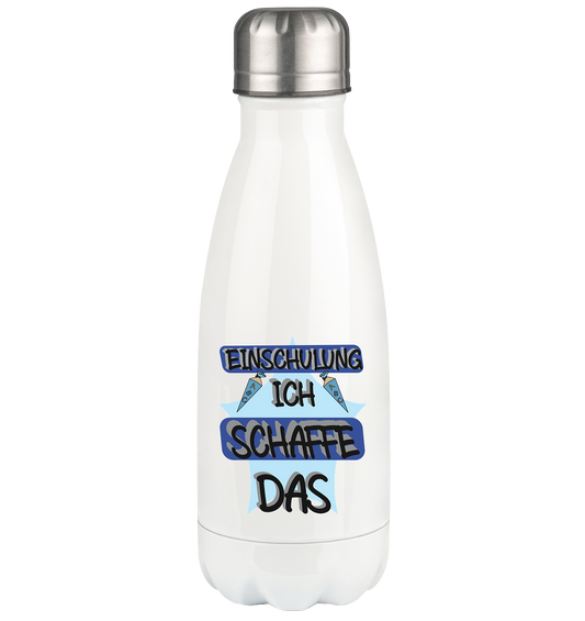 Einschulung, Ich schaff das Motivation - Thermoflasche 350ml