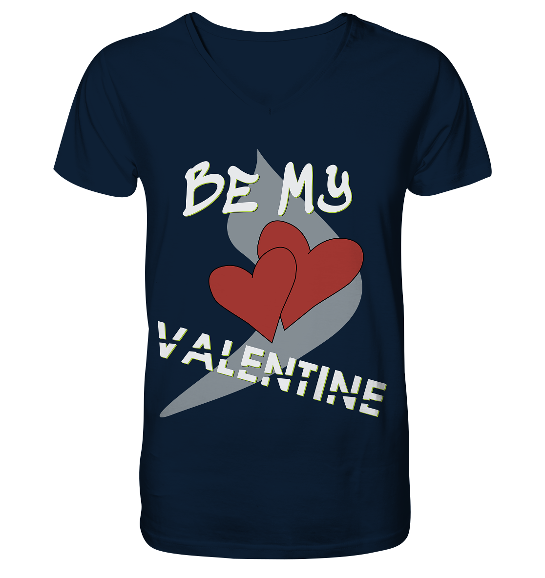 Valentinstag 14. Februar - V-Neck Shirt