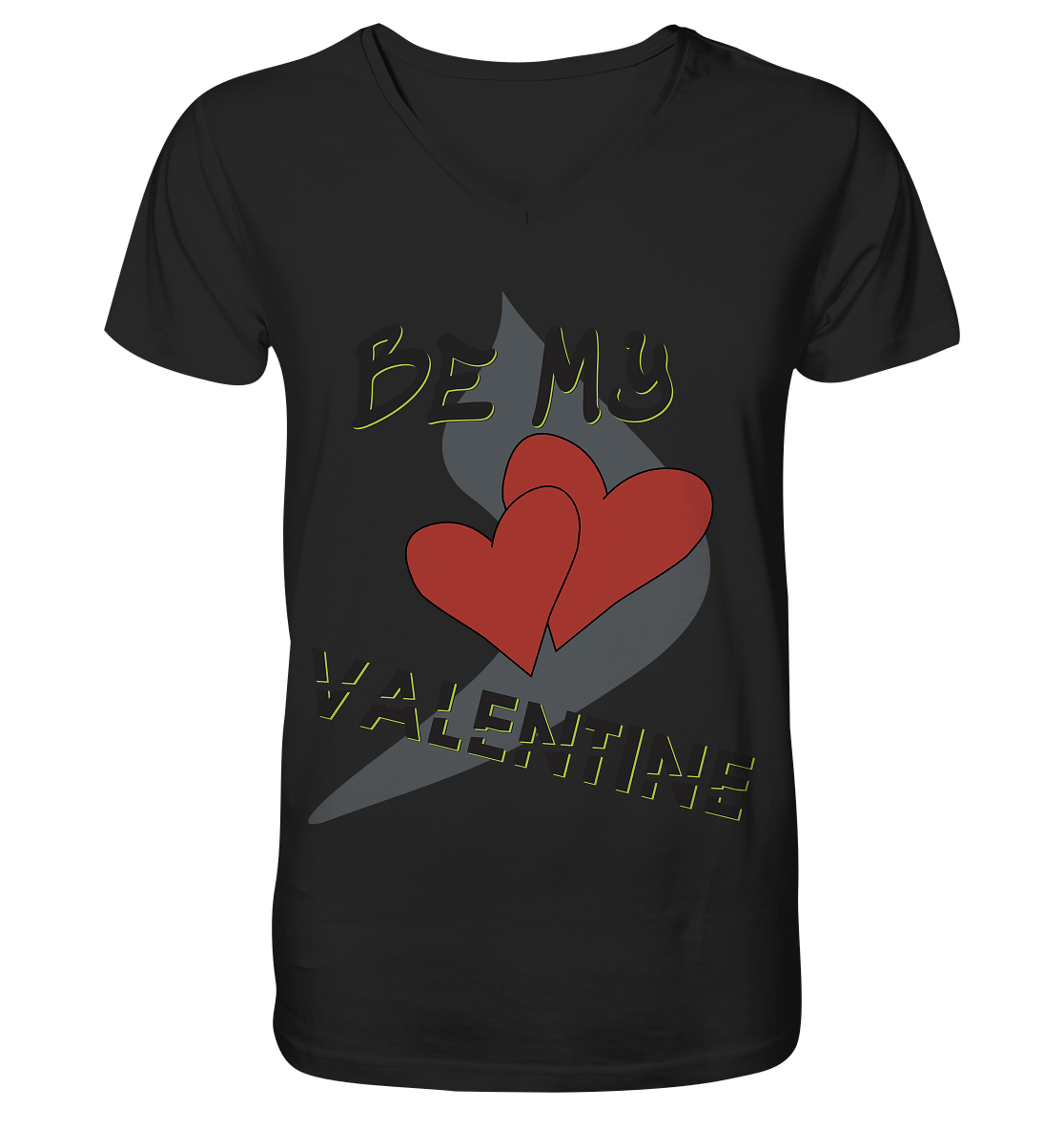 Be my Valentine, Valentinstag, 14. Februar - V-Neck Shirt