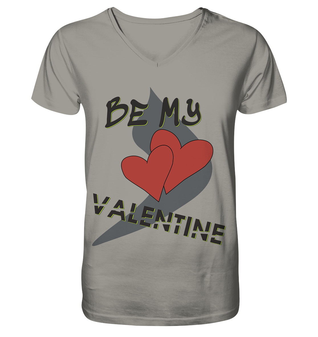 Be my Valentine, Valentinstag, 14. Februar - V-Neck Shirt