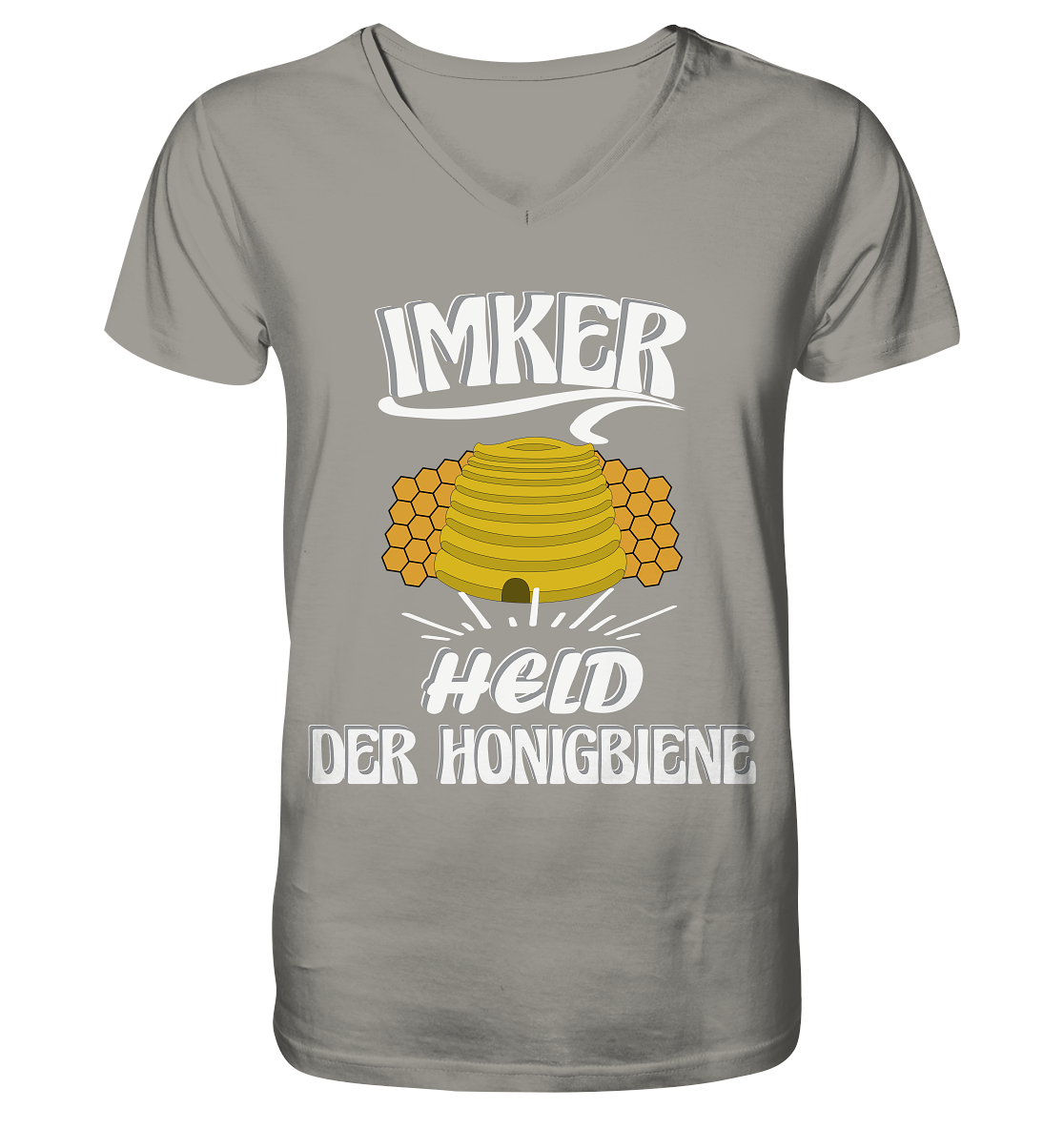 Imker, Bienen, Honig - Eine Magie, Imkerei, Wunder der Natur - V-Neck Shirt