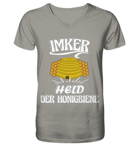 Imker, Bienen, Honig - Eine Magie, Imkerei, Wunder der Natur - V-Neck Shirt