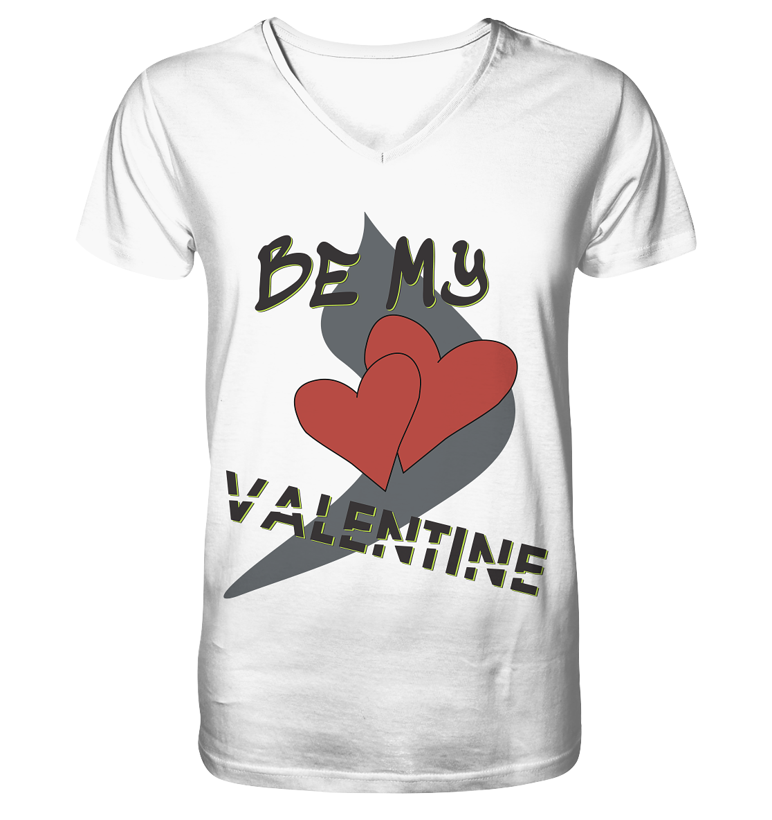 Be my Valentine, Valentinstag, 14. Februar - V-Neck Shirt